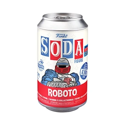 Image de Funko Vinyl Soda, Motu, Roboto, Metallic, 1/6 Odds for Rare Chase Variant, Masters of The Universe, Exclusivement sur Amazon, Figurine en Vinyle à Collectionner, Idée Cadeau, Fans de TV