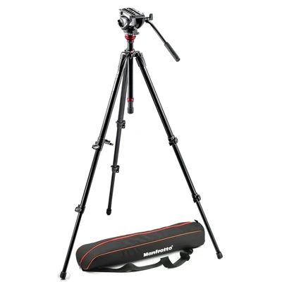 Image de Manfrotto MVH500AH.755XBK trépied Caméras numériques 3 pieds Noir Neuf