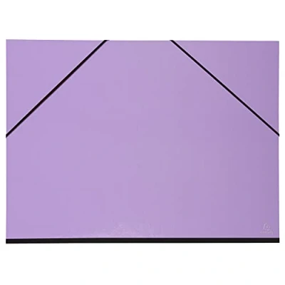 Image de Exacompta Réf. 25690E 1 carton à dessin Aquarel avec élastiques intérieur papier noir dos toilé dimensions 52 x 72 cm format classer Raisin (500 650 mm) couleurs aléatoires