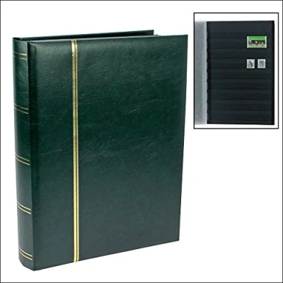 Image de Luxus, Album de stockage A4 64 pages (noires) 10 bandes Vert dim: 230x305x60 par pc.