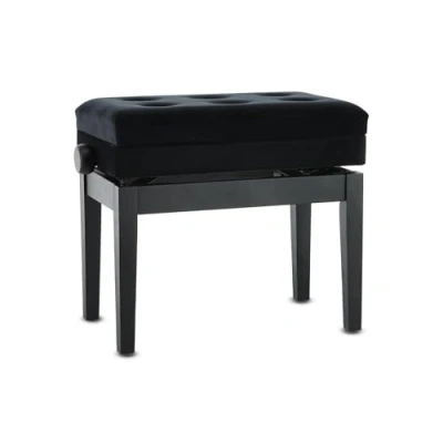 Image de Gewa Banc de Piano Deluxe Compartment Noir Mat, avec Compartiment à partitions