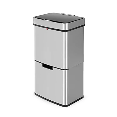 Image de Hailo Poubelle pour tri s&#039;lectif ™ko Vario XL, 50 l, capteur 0,000000 Noir