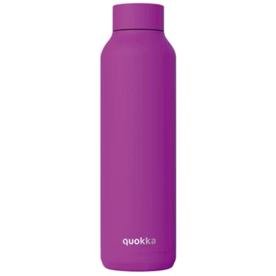 Image de Quokka Solid Purple 850 ML Bouteille d&#039;eau en Acier Inoxydable avec Isolation par Double Paroi Gourde Reutilisable sans BPA maintient Le Liquide Froid jusqu&#039;à 24h, Chaud 12h