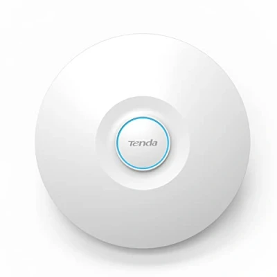 Image de Tenda I29 Point d&#039;accès Gigabit Double Bande WiFi 6 AX3000, 2 Ports Ethernet Gigabit, Support PoE/PoE+, Itinérance WLAN, MU MIMO, OFDMA, Montage au Plafond, Gestion Centralisée, Plusieurs SSID, Blanc