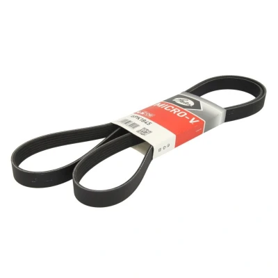 Image de GATES 6PK1845 Courroie Poly V 1845 6 Polyester, EPDM (éthylène propylène diène caoutchouc) RoadMax Value Line VOLVO: V70 3, S80 II