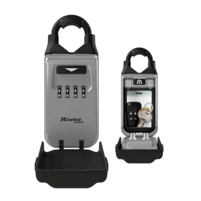 Image de Master Lock Boite a clef à Anse Ajustable, Extérieur, 17.5 x 7.2 5.2 cm