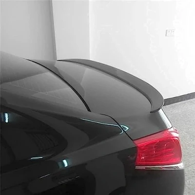 Image de LINCYS Voiture ABS Becquets Arrière pour Peugeot 508 2011 2016, Aileron De Toit Coffre Becquet Queue Aile Botte Couvercle Modification Accessoires,Black