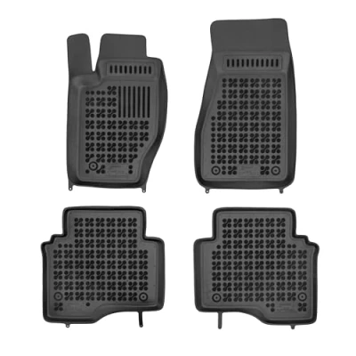 Image de REZAW PLAST 203103 Ensemble de tapis sol Caoutchouc avant et arrière noir JEEP: Commander