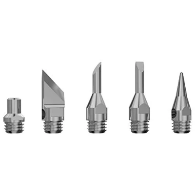 Image de LEXIVON Lot de 5 pointes fer à souder pour chalumeau au butane Compatible avec les modèles LX 770 et 771 (LX TIP D)