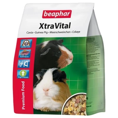 Image de BEAPHAR XTRAVITAL Alimentation pour cochon d&#039;Inde appétente et équilibrée Contient des graines, nutriments végétaux proteines animales Riche en vitamines fibres 2.5kg
