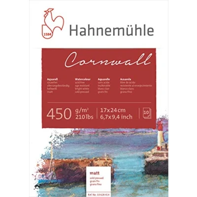 Image de Hahnemuhle Cornwall 450gsm Block 17 x 24cm Matt