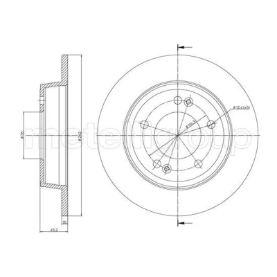 Image de Disque de frein METELLI 23 1440C