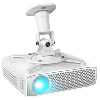 Image de Duronic PB07XB Support vidéoprojecteur Universel inclinable et Rotatif Capacité 13,6 kg Installation Plafond Idéal pour Home