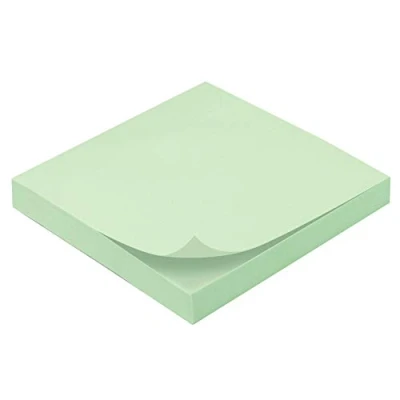 Image de Bloc note repositionnable 100 feuilles 75x75mm (vert)