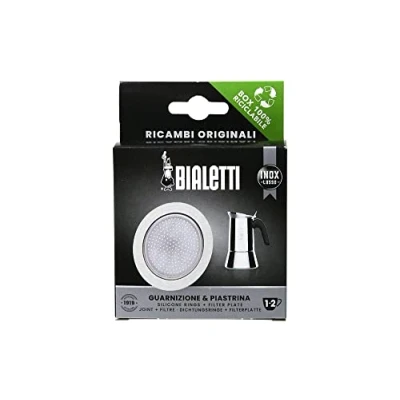 Image de Bialetti Ricambi, Includes 1 Gasket and Plate, Compatible with Venus, Kitty, Musa Class (1/2 Cups) S