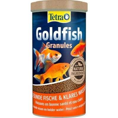 Image de TETRA Aliment Complet en Granulés Pour Poissons Rouges et d&#039;Eau Froide Avec Couvercle Doseur 1 Litre