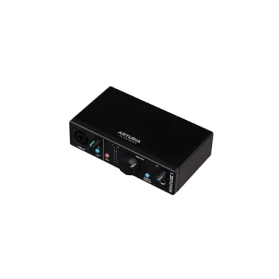 Image de Arturia MiniFuse 1 Interface Audio USB Compacte de Qualité Studio pour Production, Podcasting, Guitare, Fournie avec une Suite Logiciels Créatifs Noir
