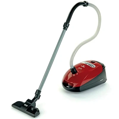 Image de Theo Klein 6841 Miele Aspirateur 2+ I A piles Avec effet sonore et fonction aspirante embout amovible interrupteur factice Dimensions : 19 cm x 35 12,5 Jouet pour enfants à partir de deux ans