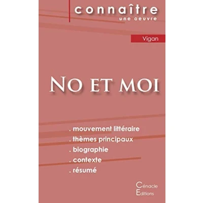 Image de Fiche de lecture No et moi Delphine Vigan (Analyse littéraire référence résumé complet)