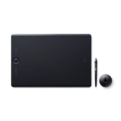Image de Wacom Intuos Pro tablette graphique Noir 5080 lpi 311 x 216 mm USB/Bluetooth Neuf