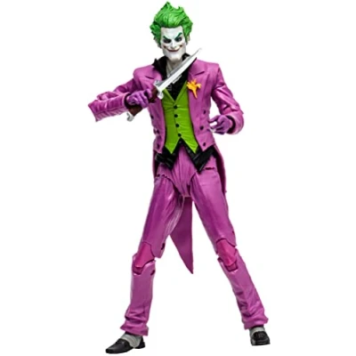 Image de McFarlane Toys DC Multiverse Infinite Frontier 7&quot; The Joker Action Figure Figurine Unisexe, Vert, Blanc, 18 cm
