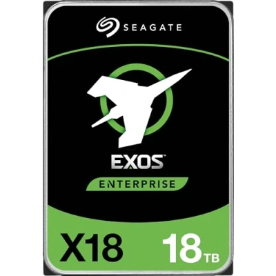 Image de Seagate Exos X18 Enterprise Disque dur 18 To CMR 3,5&quot; Hyperscale SATA 6 Go/s 7200 tr/min 512e 4 Kn Faible latence avec mise en cache améliorée Référence ST18000NM000J (Reconditionné)
