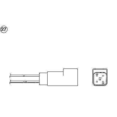 Image de NGK 91312 Sonde lambda 4 FORD: KA 3 portes, FIESTA 4,