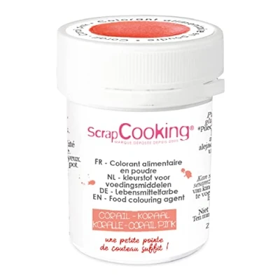 Image de ScrapCooking Colorant alimentaire en poudre corail