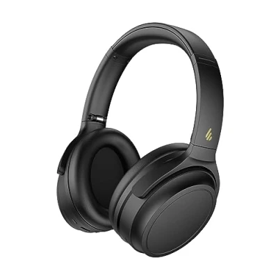 Image de EDIFIER WH700BNB Écouteurs intra auriculaires avec annulation de bruit, 68 heures lecture, Bluetooth 5.3, charge rapide, pliable et léger, drivers dynamiques 40 mm (Noir)