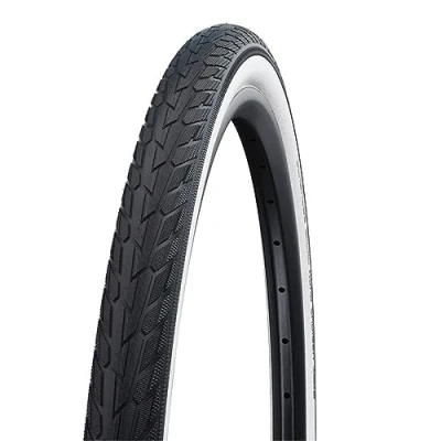 Image de Schwalbe Cub.SCHW.Standard 27x1 1/4 Act K Guard Rig Couvertures Sport, Noir/Blanc (Multicolore), Taille Unique