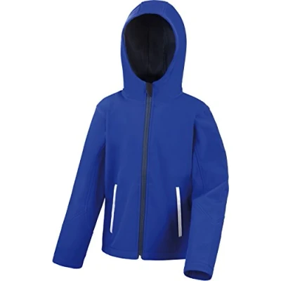Image de Résultat pour Enfant R224j KT Core TX Performance Veste Softshell à Capuche, Enfant, R224J, Royal/Navy, X Large/Size 11/12