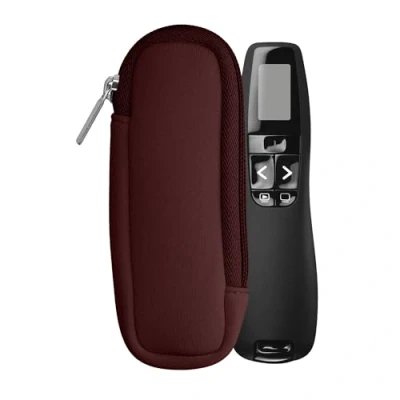 Image de kwmobile Housse universelle pour Laser Pochette de protection dimensions intérieures 14,5 x 5 cm pointeur Universal Pointer en néoprène bordeaux foncé