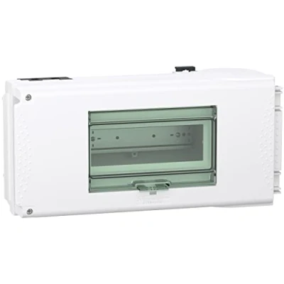 Image de Schneider Electric KNB63SM48 Canalis Unité de Dérivation pour Périphérique Modulaire 4 Pôles, Modules 8 x 18 mm, 3L+N+PE, 63 A, 230 500V, 50/60 Hz, Blanc