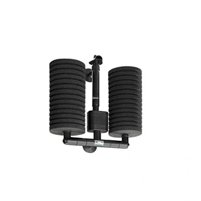 Image de Aqua Della, Filtre éponge interne bio à air pour aquarium, 22x8cm/24,5cm, bio, Pompe et Ventouses incluses, Fixation simple au verre puissantes, Consommation d’énergie : 3,2 W