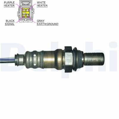 Image de DELPHI ES20228 12B1 Sonde lambda planaire, chauffé CHRYSLER: 300C Berline, PT Cruiser Break, Touring, JEEP: Cherokee III