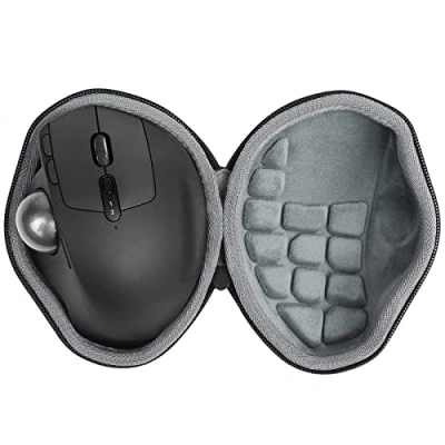 Image de co2CREA Dur Étui de Voyage Rigide Housse Cas Coque pour Nulea/Logitech Ergo M575/ /M570 /MX Ergo/Nulea M501 Trackball Souris sans Fil(boîte Seule,Case Only)