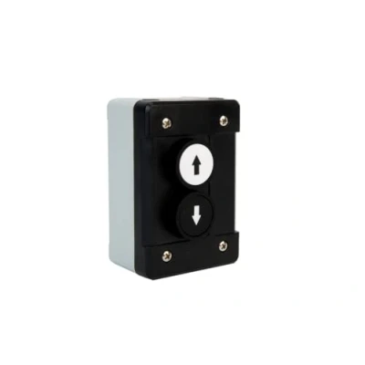 Image de geba KDT 2C Bouton poussoir filaire noir/gris