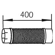 Image de Tube ondulé, système d&#039;échappement DINEX 48259