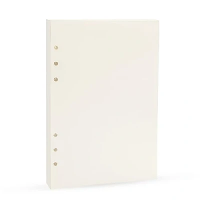 Image de Harphia Recharge pour carnet de notes à feuilles volantes A5 A6 avec reliure spirales, pages intérieures en papier agenda, hebdomadaire, mensuel, grille points (vierge, A521 x 14,2 cm)