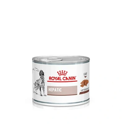 Image de Royal Canin Veterinary Hepatic Mousse 12 x 200 g Aliment complet pour chiens adultes Peut aider à maintenir la fonction hépatique en cas d&#039;insuffisance