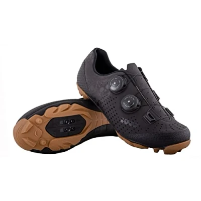 Image de LUCK Chaussures VTT Galaxy Skull pour homme et femme Semelle en carbone Double fermeture rotative ATOP, Noir , 40 EU