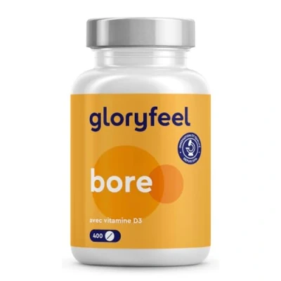Image de Bore Pur avec Vitamine D3 (400 comprimés) pour 1 An et Plus, 3,5mg de 0,75µg D3, Soutien la Santé des Muscles Os, Contribue au Système Immunitaire*, Sans Arômes Additifs