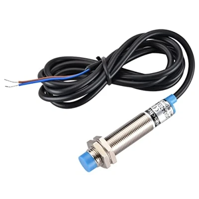 Image de Heschen M12 Détecteur de proximité inductif, Type non blindé, LJ12A3 4 Z/EX, 4mm, 10 30VDC 200mA, Normalement ouvert (NO), 2 fils