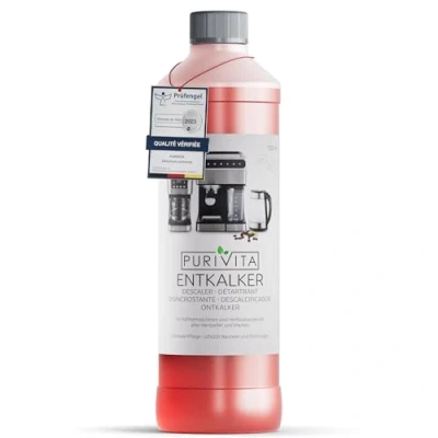 Image de PURIVITA detartrant machine a cafe &amp; beaucoup plus encore (750ml) Détartrant Compatibilité universelle Adapté à toutes les marques connues 2 Bouteilles