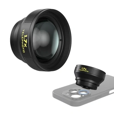 Image de Freewell Objectif 1.7X telephoto pour iPhone Samsung 17mm fileté Premium Portrait et Wildlife Lens