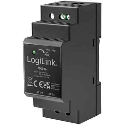 Image de Alimentation à découpage LOGILINK PS0016 24 V 1.5 A Rail DIN