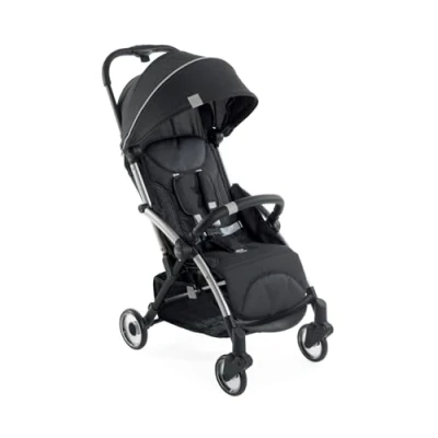 Image de Chicco, Goody Plus Graphite, Poussette 0 Mois 4 Ans, Fermeture Automatique et Compacte, Capote Extensible avec Traitement UV50+ Anti pluie, Dossier Inclinable Réglable en 3 Positions, Repose jambes