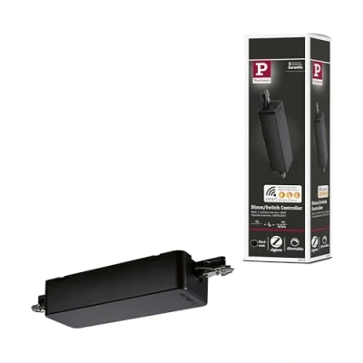 Image de Paulmann URail ZB Dimm/Switch max400W Sw m Kst 96815 Composant système de rail haute tension Noir (mat