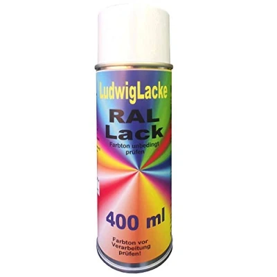 Image de Ludwiglacke 1 bombe de peinture voiture 400 ml Brillant RAL 9005 Noir profond