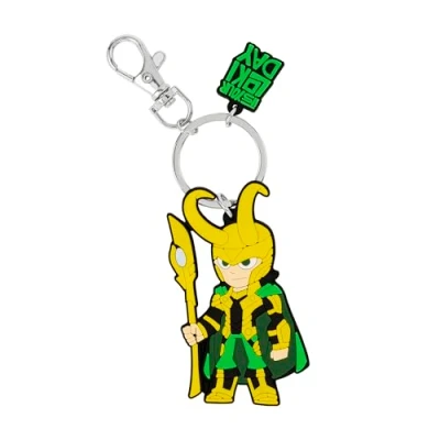 Image de Avengers Loki Cartoon Porte clés en silicone Vert et jaune GH00334RL.PH, jaune., Taille unique, Dessin animé